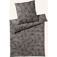elegante Elegante Bettwäsche Maison Leaves grau