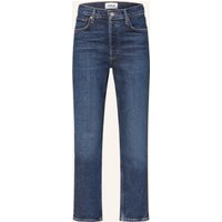 AGOLDE Agolde Straight Jeans Riley Long blau