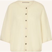 (THE MERCER) N.Y. (The Mercer) N.Y. Strickjacke Aus Cashmere Mit 3/4-Arm gelb