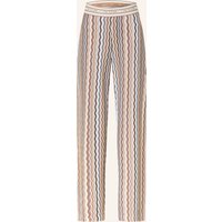 CAMBIO Hose Allison Mit Glitzergarn lila