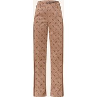 10DAYS 10days Track Pants Mit Galonstreifen beige