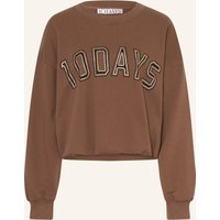 10DAYS 10days Sweatshirt Mit Nieten braun