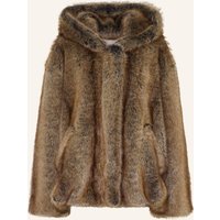 The Frankie Shop The Frankie Shop Kunstfell-Jacke Emma braun
