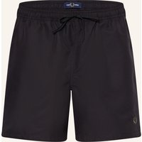 Fred Perry Badeshorts schwarz