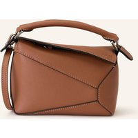 Loewe Handtasche Puzzle Edge Mini braun