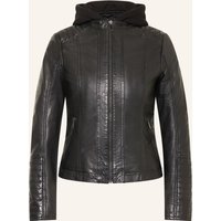 RICANO Lederjacke Raina Mit Herausnehmbarer Blende schwarz