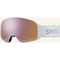 Smith Skibrille 4d Mag weiss