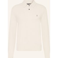 AllSaints Allsaints Strick-Poloshirt Statten weiss