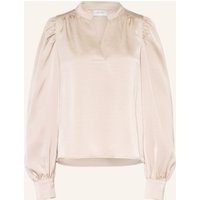 NEO NOIR Neo Noir Blusenshirt Rosslyn Aus Satin beige