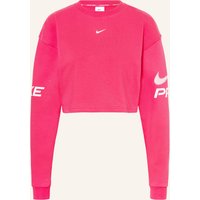 Nike Cropped-Sweatshirt Pro Dri-Fit pink