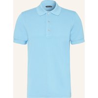 Tom Ford Tom Ford Piqué-Poloshirt blau