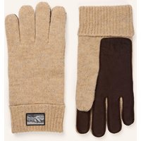 Hestra Hestra Handschuhe Raggwool Deer Im Materialmix beige