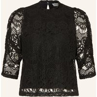lollys laundry Lollys Laundry Blusenshirt Liloull Mit Spitze schwarz