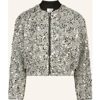 BETTY&CO Betty&Co Blouson Mit Pailletten schwarz