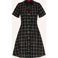 HUGO Bouclé-Kleid Kikla schwarz