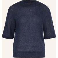 Boss Alpaka-Pullover Fancer Mit 3/4-Arm blau