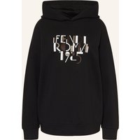 Fendi Oversized-Hoodie schwarz