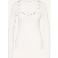 LIU JO Pullover Mit Nieten weiss