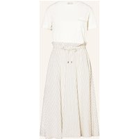 LIU JO Kleid Im Materialmix weiss