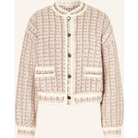 LIU JO Bouclé-Jacke weiss