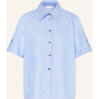 LIU JO Liu Jo Bluse Mit Schmucksteinen blau