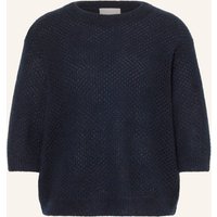 HEMISPHERE Hemisphere Pullover Mit Cashmere Und 3/4-Arm blau