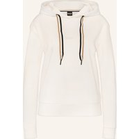 Boss Lounge-Hoodie Stripe weiss