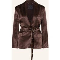 LIU JO Satinblazer braun
