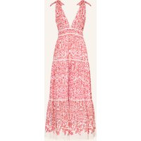 Poupette St Barth Poupette St Barth Strandkleid Perla Mit Spitze pink