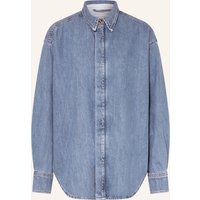 GOOD AMERICAN Good American Overzized-Jeansbluse blau
