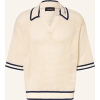 Dsquared2 Strick-Poloshirt weiss