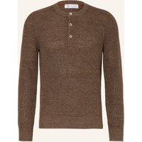 BRUNELLO CUCINELLI Leinenpullover braun