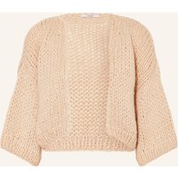MAIAMI Maiami Strickhülle Aus Alpaka Mit 3/4-Arm beige