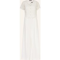 Vera Mont Set: Jumpsuit und Spitzenjacke mit Pailletten