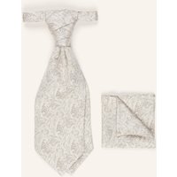 WILVORST Wilvorst Set: Krawatte Und Einstecktuch beige