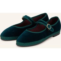 FLABELUS Flabelus Mary-Jane-Ballerinas Leonor gruen