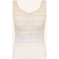 Guess Stricktop Rosalyn Mit Glitzergarn blau