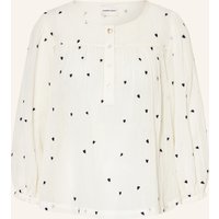Fabienne Chapot Fabienne Chapot Blusenshirt Bindi Mit 3/4-Arm Und Stickereien weiss