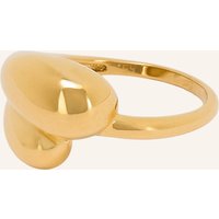 LULU Copenhagen Lulu Copenhagen Ring Chunky Soft Drops gold
