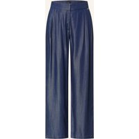 s.Oliver BLACK LABEL Marlenehose In Jeansoptik blau