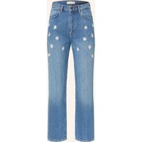 Rich & Royal Rich & Royal Straight Jeans Mit Stickereien blau