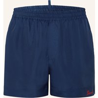 Dsquared2 Seidenshorts blau