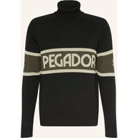 PEGADOR Rollkragenpullover Lugano schwarz