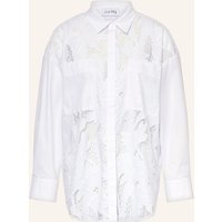 Joseph Ribkoff Joseph Ribkoff Hemdbluse Im Materialmix weiss