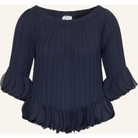 Joseph Ribkoff Joseph Ribkoff Off-Shoulder-Bluse Mit Plissees blau