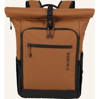 Travelite Rucksack Briize Roll Up 24 L Mit Laptop-Fach braun