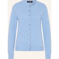REPEAT Repeat Strickjacke Aus Cashmere blau