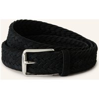 TOD'S Tod's Flechtgürtel schwarz