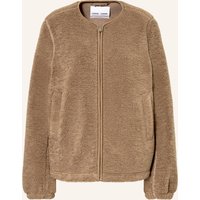 SAMSØE SAMSØE Samsøe Samsøe Teddyfell-Jacke Saautumn braun
