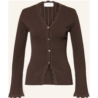 NEO NOIR Neo Noir Strickjacke Clara braun